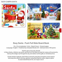 Jual Busy Santa- Push Pull Slide Board Book Murah