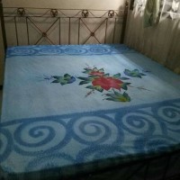 sprei lukis pekalongan murah cantik adem 90x200