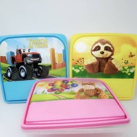 Jual Kotak makan anak persegi sekat Souvenir Murah