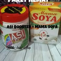 Jual Paket Hemat Pelancar Asi Mama Soya Vanilla dan Asi Booster Tea Murah