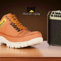 sepatu pria termurah Boots safety cat free kaos kaki