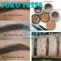 Jual LANDBIS EYEBROW GEL 3 IN1 WITH EYELINER + BRUSH - TOKO TESSA Murah