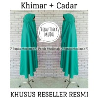 Jual KHUSUS RESELLER RESMI (Khimar wolfis + cadar) Murah