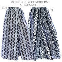 Jual Bawahan Celana Kulot batik songket Panjang Batik C70C71 Murah