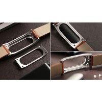 Jual Leather Strap Option for Xiaomi Mi Band Baru Murah