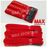 Sabuk Merah Taekwondo Moks Deluxe