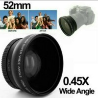 Wide Angle Lens Macro 0.45X 52mm untuk Nikon
