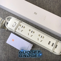 Jual Promo Xiaomi Mi Smart Power Strip Plug Adapter with 3 USB Port 2A Murah