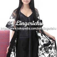 Baju Tidur Wanita Kimono Satin Transparan BTK 328
