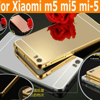 Jual XIAOMI MI 5 BACKCASE MIRROR CASE COVER LUXURY METAL BUMPER ALUMINIUM C Murah