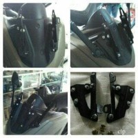 Jual breket spion dan windshield yamaha NMAX paket mur anti jebol Murah