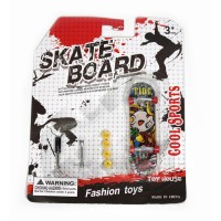 Jual Mainan Skateboard Finger Board Skatepark Isi 1 Pcs Fashion Toys Murah