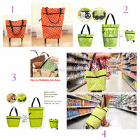Jual promo Lynx Foldable Trolley Bag Tas Troly Lipat Shopping Organizer Ba Murah