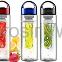 Jual terbaru TRITAN WATER BOTTLE WITH FRUIT INFUSER TRITAN PLASTIC FRUIT J Murah