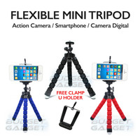 Jual Gorillapod / Gorilapod Spider Flexible Tripod + U Holde Diskon Murah