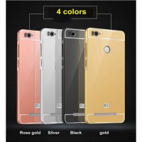 Jual Aluminium Bumper with Mirror Back Cover for Xiaomi Redm Promo Murah