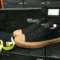 Sepatu Converse All Star Chuck Taylor 2 / CT II Black Rubber Gum Brown