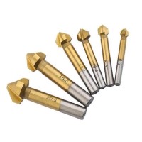 Jual 6pcs mata bor countersink champer lapisan titanium Murah