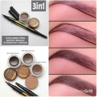 Jual Landbis - Lanbis Eyebrow Gel & Eyeliner + Brush 3 in1 Murah