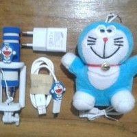 Jual Sale Paket Hemat Special Doraemon . Tongsis Charger Samsung Murah