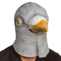 Jual Topeng burung latex pigeon mask halloween kostum Diskon Murah