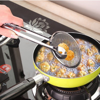 Jual Hot Jepitan Gorengan Dengan Tirisan Minyak 2 in 1 stainless steel Murah