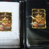Jual Kualitas Premium Sarung Tenun Wadimor polos warna hitam putih Murah