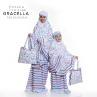 Jual Central Mukena MUKENA ANAK KATUN GRACELLA SAJADAH SIZE L Spesial Pric Murah