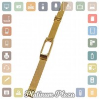 Jual Watchband Milanese Stainless Steel Xiaomi Mi Band 2 OEM Golden Murah