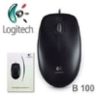 Jual AQ4171 Mouse LOGITECH B100 USB RESMI Logitech KODE X4171 Murah