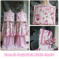 Jual Mukena Anak Farah Sajadah Pink (size S) Murah