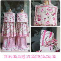 Jual Mukena Anak Farah Sajadah Pink (size XL) Murah