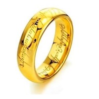 Jual cincin single pria titanium anti karat 08 Murah