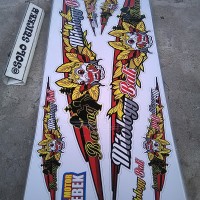 Jual Striping Sticker Variasi All Bebek-All Motor Barong -1 Murah