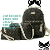 Jual Tas Ransel Korea Backpack Wanita Jangkar Laut DB 3in1 Murah