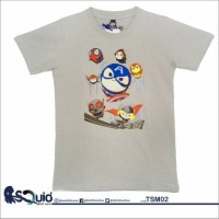 Jual Kaos Anak Captain America TsumTsum 3-6 tahun (Abu-abu) Murah