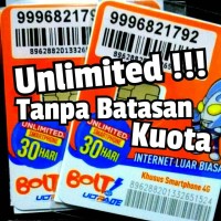 Jual Perdana Bolt Unlimited 30 Hari Tanpa Batasan Kuota Murah