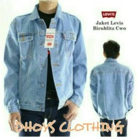 Jual JAKET JEANS LEVIS PRIA BIOBLITZ DENIM ( PREMIUM QUALITY ) BIRU MUDA Murah