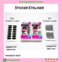 Jual Stiker Mata Hitam Tipis Scott Eyeliner Eyelid C02 Termurah Murah