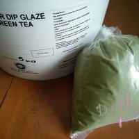 Jual Topping Donat / Elmer Dip Glaze Green Tea 500 gr repack Murah