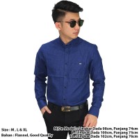 BAJU KEMEJA FORMAL PRIA COWO LAKI Executive Dark Blue BIRU