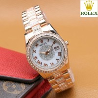 JAM TANGAN WATCH WANITA/CEWE ROLEX H043 ROSEGOLD BESTSELLER TERMURAH