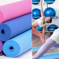 Jual Matras Yoga / Yoga Mat Outdoor Indoor Include Tas / Sarung Murah