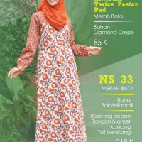 gamis nibras ns 33 bata