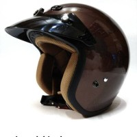 Helm Retro/Helm Classic/Helm Bogo/Helm Vespa Ava Brown Glossy