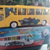 Jual Mainan Bus Baterai Amazing Spider-man Murah