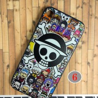 Iphone 7 Cartoon One Piece Music korean style soft silicone Case