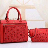 Tas KATE SPADE Flowers Set 2 in 1 Red Series JJ F5011