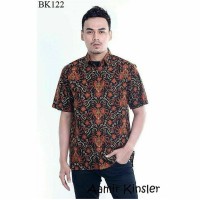 Kemeja Batik Pria Eksklusif/Batik Modern Paling Laris BK 122