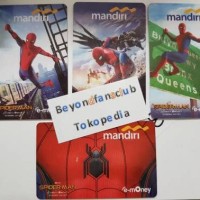 Jual e-Money Etoll card Mandiri Special Edition Spiderman emoney e-toll Murah